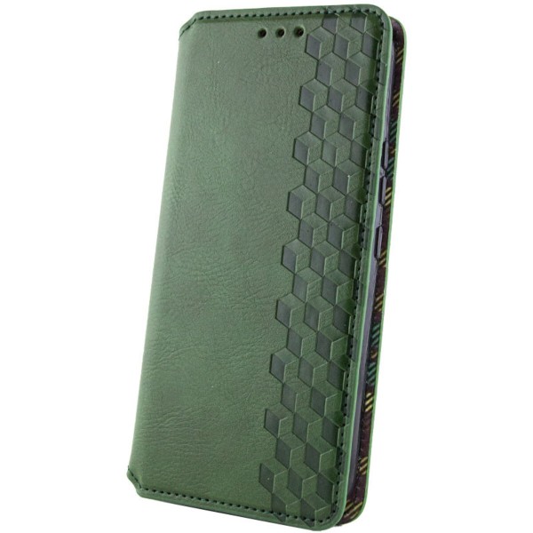 Чохол-книжка для смартфона Rubic Leather for Xiaomi Redmi Note 13 Pro 4G Green (RUBICXiNo13PGreen)