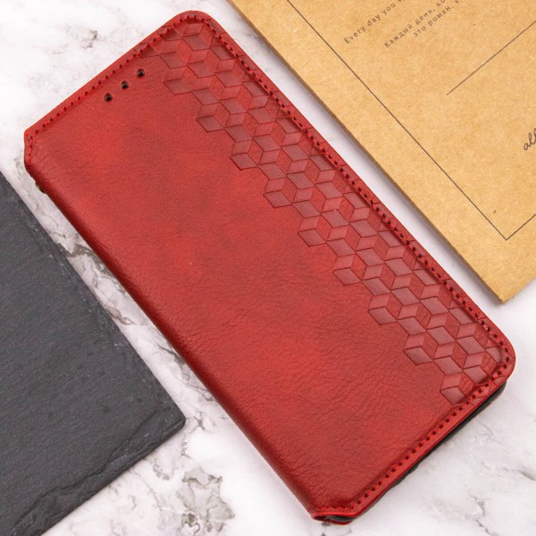Чохол-книжка для смартфона Rubic Leather for Xiaomi Redmi Note 13 Pro 5G/POCO X6 5G Red (RUBICXiNo13P5GRed)