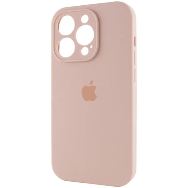 Чохол для смартфона Silicone Full Case AA Camera Protect for Apple iPhone 14 Pro Max 15,Pink Sand (FullAAi14PM-15)