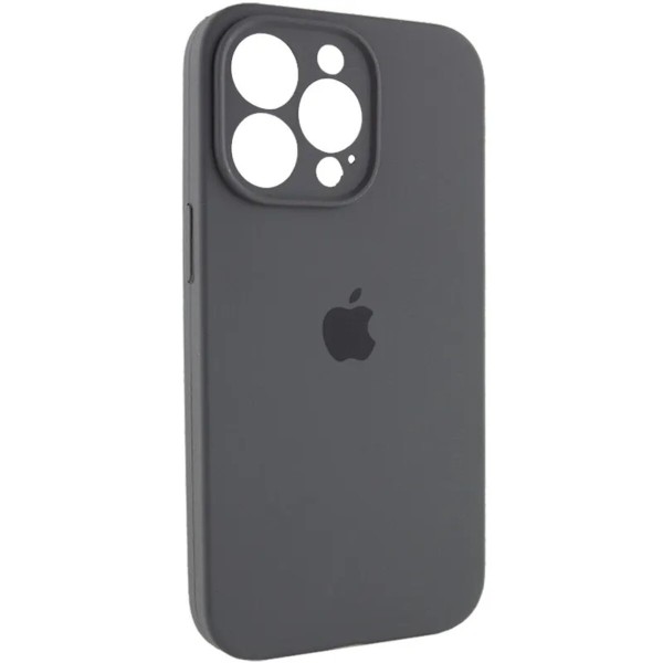 Чохол для смартфона Silicone Full Case AA Camera Protect for Apple iPhone 15 Pro Max 12,Dark Grey (FullAAi15PM-12)