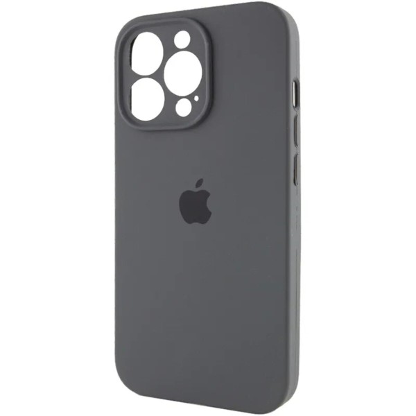 Чохол для смартфона Silicone Full Case AA Camera Protect for Apple iPhone 15 Pro Max 12,Dark Grey (FullAAi15PM-12)