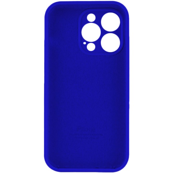 Чохол для смартфона Silicone Full Case AA Camera Protect for Apple iPhone 15 Pro Max 45,Shiny Blue (FullAAi15PM-45)