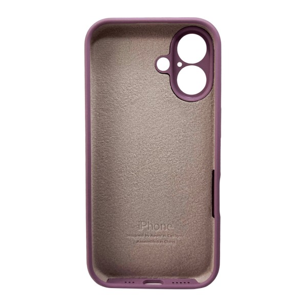 Чохол для смартфона Silicone Full Case AA Camera Protect for Apple iPhone 16 60,Taro Purple (FullAAi16-60)