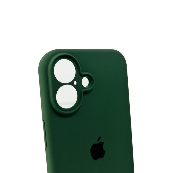 Чохол для смартфона Silicone Full Case AA Camera Protect for Apple iPhone 16 40,Atrovirens (FullAAi16-40)