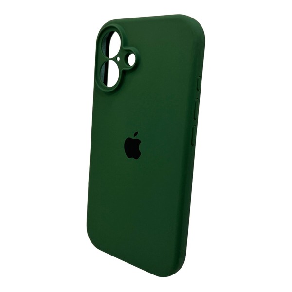 Чохол для смартфона Silicone Full Case AA Camera Protect for Apple iPhone 16 40,Atrovirens (FullAAi16-40)