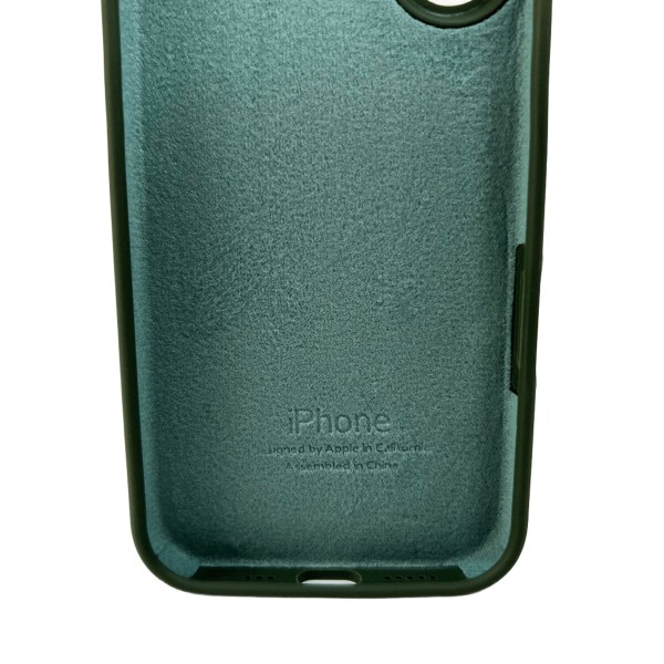 Чохол для смартфона Silicone Full Case AA Camera Protect for Apple iPhone 16 46,Pine Green (FullAAi16-46)