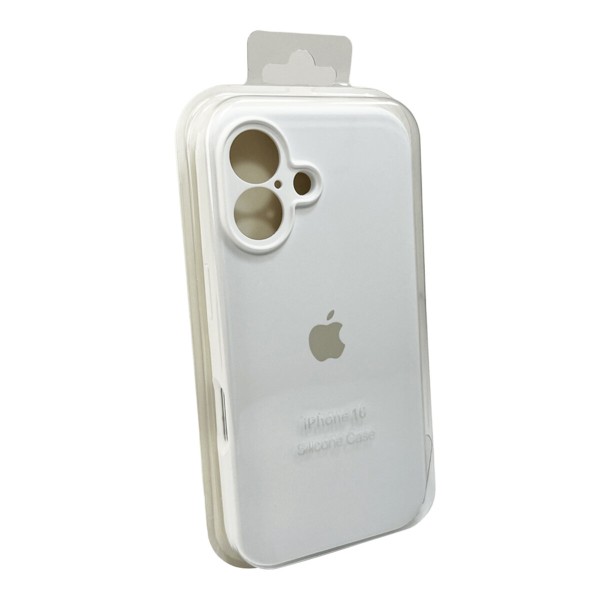 Чохол для смартфона Silicone Full Case AA Camera Protect for Apple iPhone 16 8,White (FullAAi16-8)