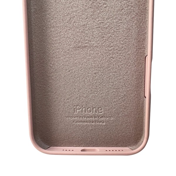 Чохол для смартфона Silicone Full Case AA Camera Protect for Apple iPhone 16 Pro 15,Pink Sand (FullAAi16P-15)