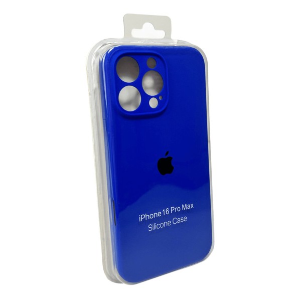 Чохол для смартфона Silicone Full Case AA Camera Protect for Apple iPhone 16 Pro 45,Shiny Blue (FullAAi16P-45)