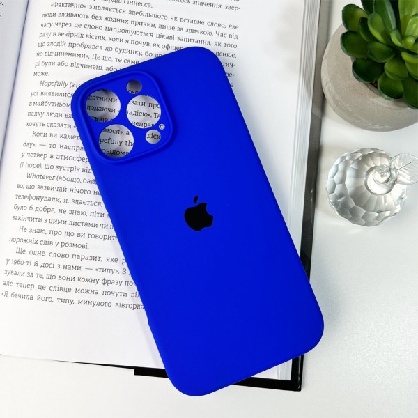 Чохол для смартфона Silicone Full Case AA Camera Protect for Apple iPhone 16 Pro 45,Shiny Blue (FullAAi16P-45)
