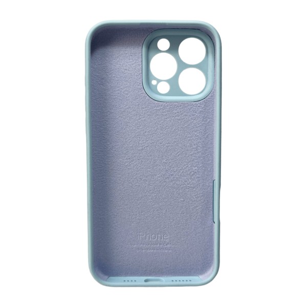 Чохол для смартфона Silicone Full Case AA Camera Protect for Apple iPhone 16 Pro 27,Mist Blue (FullAAi16P-27)