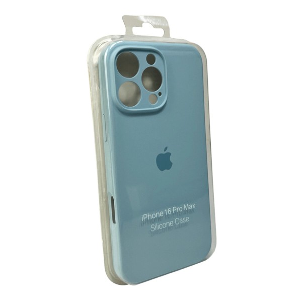 Чохол для смартфона Silicone Full Case AA Camera Protect for Apple iPhone 16 Pro 27,Mist Blue (FullAAi16P-27)
