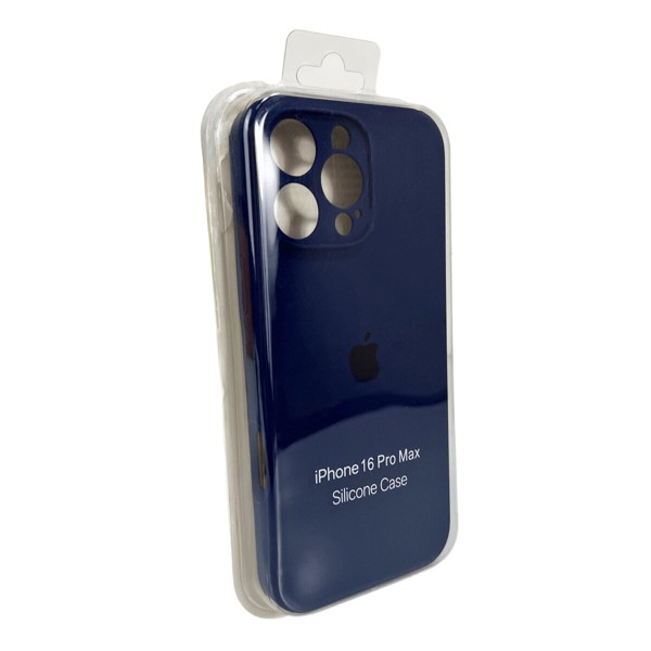 Чохол для смартфона Silicone Full Case AA Camera Protect for Apple iPhone 16 Pro 39,Navy Blue (FullAAi16P-39)