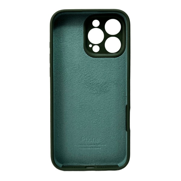 Чохол для смартфона Silicone Full Case AA Camera Protect for Apple iPhone 16 Pro 40,Atrovirens (FullAAi16P-40)