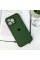 Чохол для смартфона Silicone Full Case AA Camera Protect for Apple iPhone 16 Pro 40,Atrovirens (FullAAi16P-40)