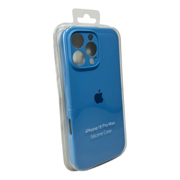 Чохол для смартфона Silicone Full Case AA Camera Protect for Apple iPhone 16 Pro 49,Cornflower (FullAAi16P-49)
