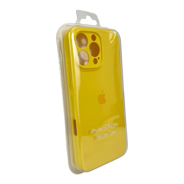 Чохол для смартфона Silicone Full Case AA Camera Protect for Apple iPhone 16 Pro 56,Sunny Yellow (FullAAi16P-56)