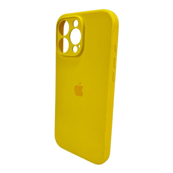 Чохол для смартфона Silicone Full Case AA Camera Protect for Apple iPhone 16 Pro 56,Sunny Yellow (FullAAi16P-56)