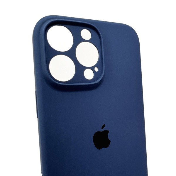 Чохол для смартфона Silicone Full Case AA Camera Protect for Apple iPhone 16 Pro 7,Dark Blue (FullAAi16P-7)
