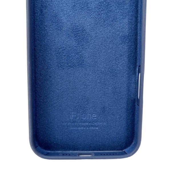 Чохол для смартфона Silicone Full Case AA Camera Protect for Apple iPhone 16 Pro 7,Dark Blue (FullAAi16P-7)