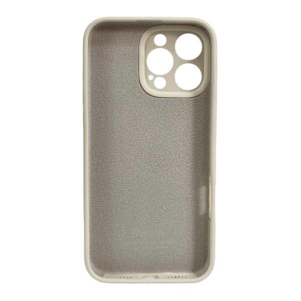 Чохол для смартфона Silicone Full Case AA Camera Protect for Apple iPhone 16 Pro 9,Antique White (FullAAi16P-9)