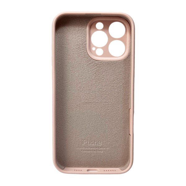 Чохол для смартфона Silicone Full Case AA Camera Protect for Apple iPhone 16 Pro Max 15,Pink Sand (FullAAi16PM-15)
