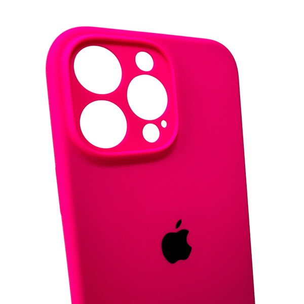 Чохол для смартфона Silicone Full Case AA Camera Protect for Apple iPhone 16 Pro Max 23,Shiny Pink (FullAAi16PM-23)