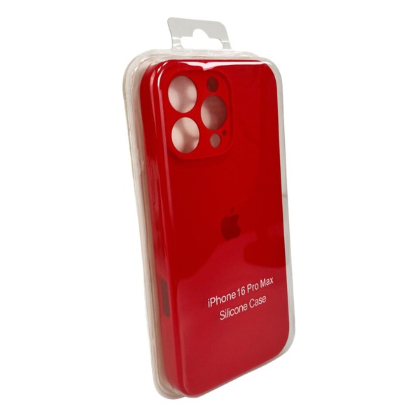 Чохол для смартфона Silicone Full Case AA Camera Protect for Apple iPhone 16 Pro Max 11,Red (FullAAi16PM-11)