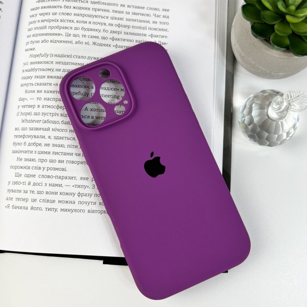 Чохол для смартфона Silicone Full Case AA Camera Protect for Apple iPhone 16 Pro Max 19,Purple (FullAAi16PM-19)