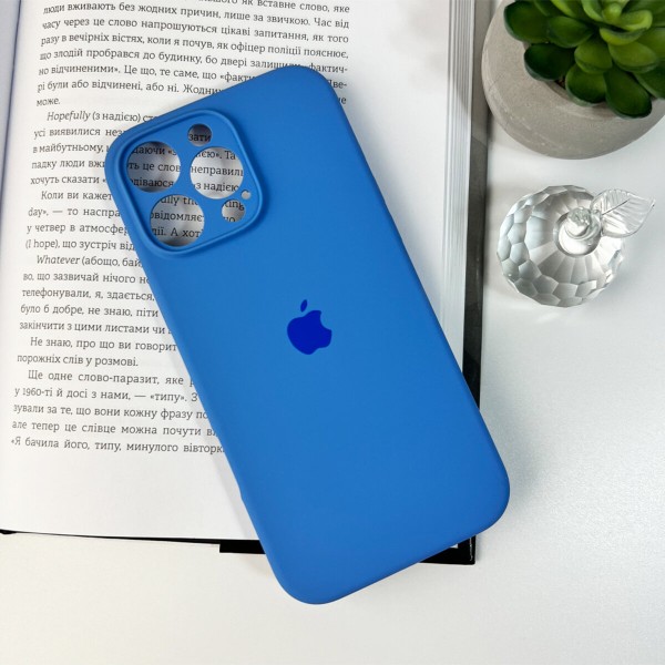 Чохол для смартфона Silicone Full Case AA Camera Protect for Apple iPhone 16 Pro Max 3,Royal Blue (FullAAi16PM-3)