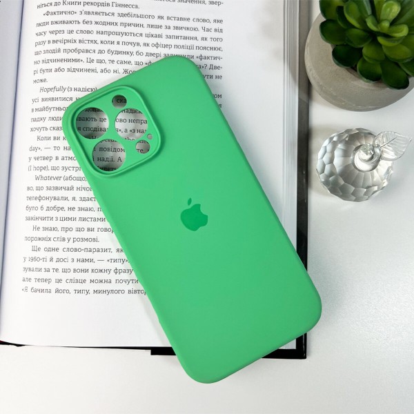 Чохол для смартфона Silicone Full Case AA Camera Protect for Apple iPhone 16 Pro Max 30,Spearmint (FullAAi16PM-30)