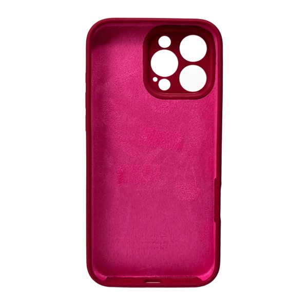 Чохол для смартфона Silicone Full Case AA Camera Protect for Apple iPhone 16 Pro Max 35,Maroon (FullAAi16PM-35)