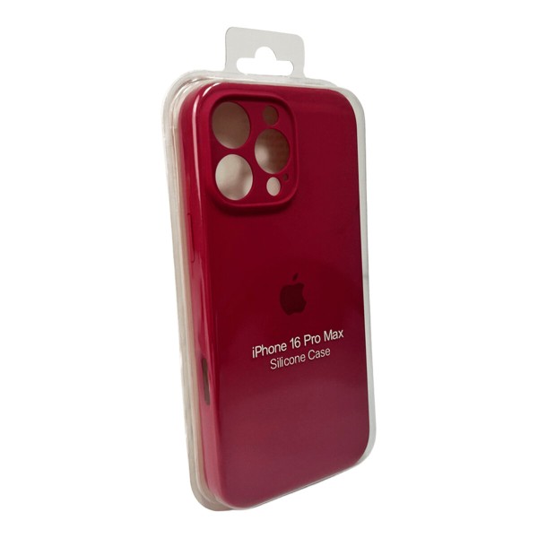 Чохол для смартфона Silicone Full Case AA Camera Protect for Apple iPhone 16 Pro Max 35,Maroon (FullAAi16PM-35)