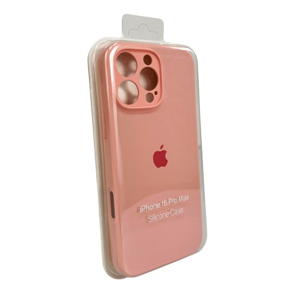 Чохол для смартфона Silicone Full Case AA Camera Protect for Apple iPhone 16 Pro Max 37,Grapefruit (FullAAi16PM-37)