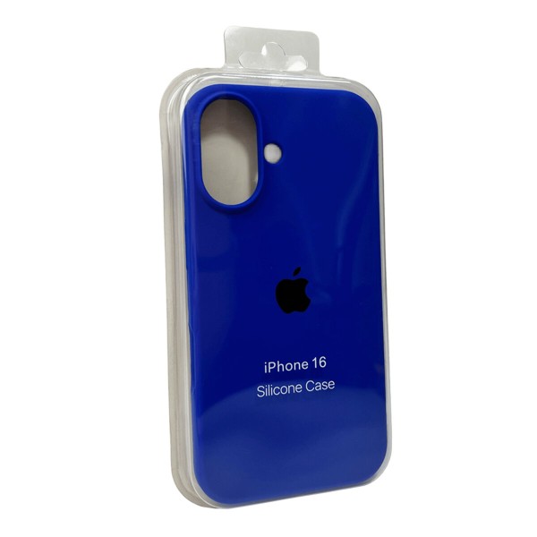 Чохол для смартфона Silicone Full Case AA Open Cam for Apple iPhone 16 45,Shiny Blue (FullOpenAAi16-45)