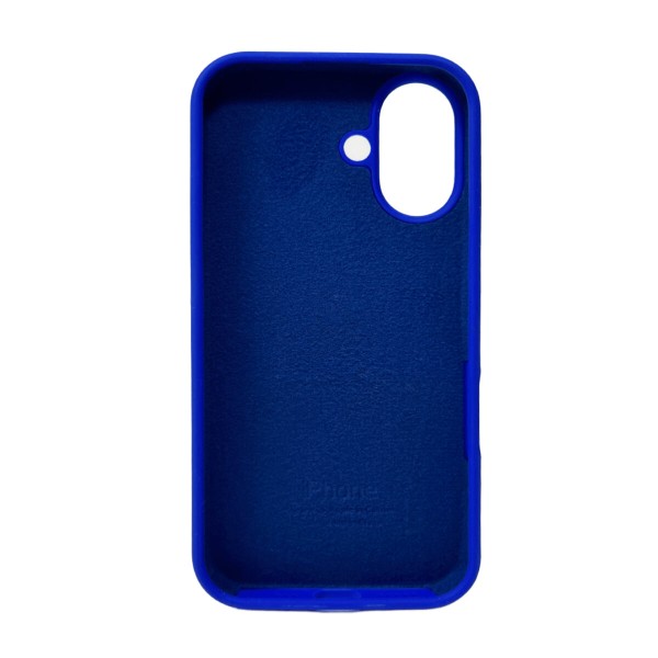 Чохол для смартфона Silicone Full Case AA Open Cam for Apple iPhone 16 45,Shiny Blue (FullOpenAAi16-45)