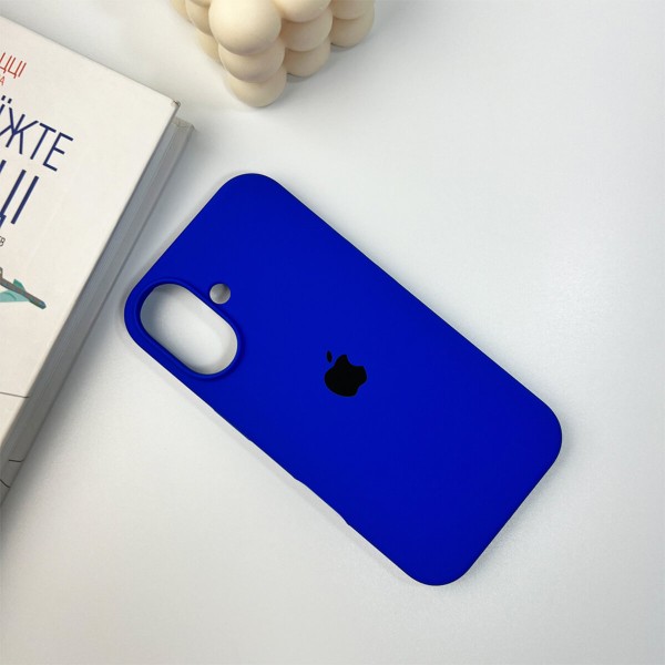 Чохол для смартфона Silicone Full Case AA Open Cam for Apple iPhone 16 45,Shiny Blue (FullOpenAAi16-45)