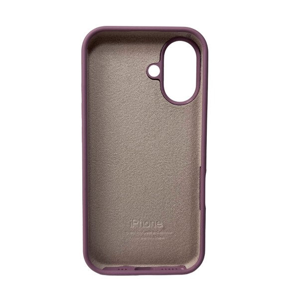 Чохол для смартфона Silicone Full Case AA Open Cam for Apple iPhone 16 60,Taro Purple (FullOpenAAi16-60)