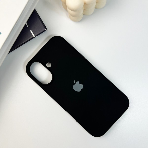 Чохол для смартфона Silicone Full Case AA Open Cam for Apple iPhone 16 14,Black (FullOpeAAi16-14)