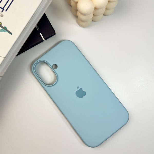 Чохол для смартфона Silicone Full Case AA Open Cam for Apple iPhone 16 27,Mist Blue (FullOpeAAi16-27)