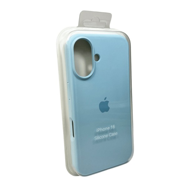Чохол для смартфона Silicone Full Case AA Open Cam for Apple iPhone 16 27,Mist Blue (FullOpeAAi16-27)