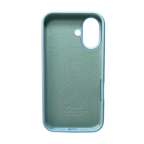 Чохол для смартфона Silicone Full Case AA Open Cam for Apple iPhone 16 27,Mist Blue (FullOpeAAi16-27)