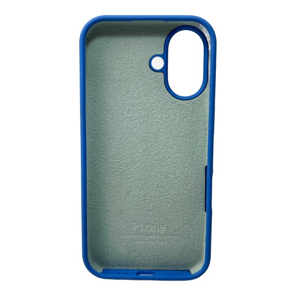 Чохол для смартфона Silicone Full Case AA Open Cam for Apple iPhone 16 3,Royal Blue (FullOpeAAi16-3)