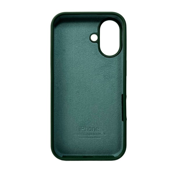 Чохол для смартфона Silicone Full Case AA Open Cam for Apple iPhone 16 40,Atrovirens (FullOpeAAi16-40)