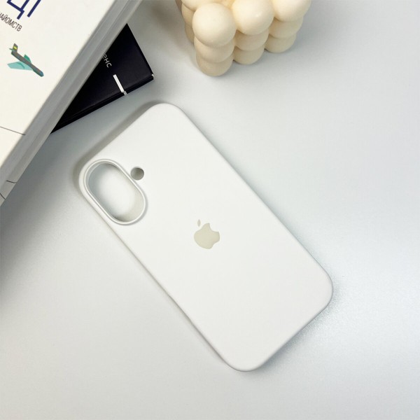 Чохол для смартфона Silicone Full Case AA Open Cam for Apple iPhone 16 8,White (FullOpeAAi16-8)