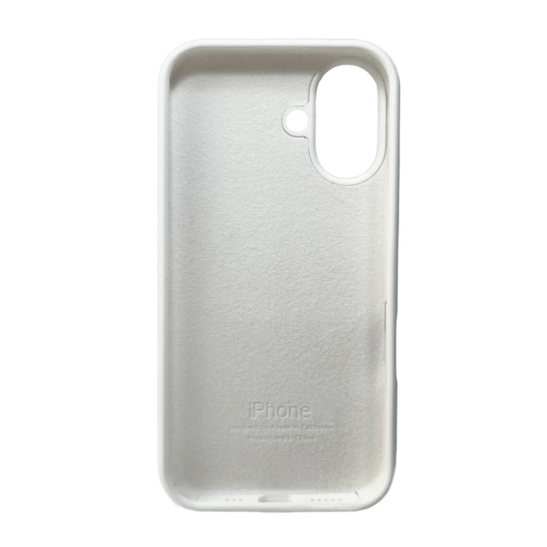 Чохол для смартфона Silicone Full Case AA Open Cam for Apple iPhone 16 8,White (FullOpeAAi16-8)