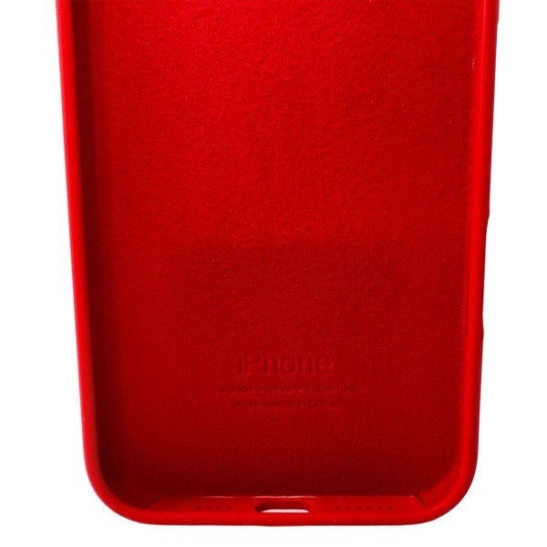 Чохол для смартфона Silicone Full Case AA Open Cam for Apple iPhone 16 Pro 11,Red (FullOpeAAi16P-11)