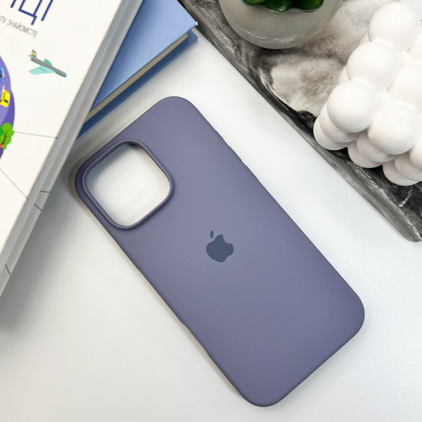 Чохол для смартфона Silicone Full Case AA Open Cam for Apple iPhone 16 Pro 28,Lavender Grey (FullOpeAAi16P-28)