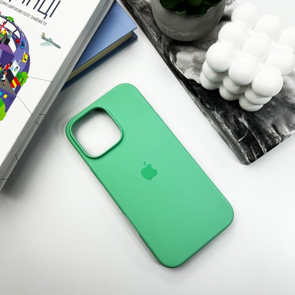 Чохол для смартфона Silicone Full Case AA Open Cam for Apple iPhone 16 Pro 30,Spearmint (FullOpeAAi16P-30)