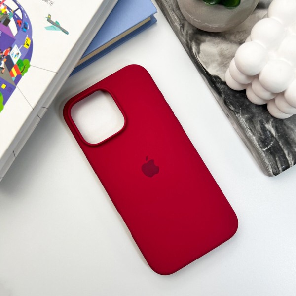 Чохол для смартфона Silicone Full Case AA Open Cam for Apple iPhone 16 Pro 35,Maroon (FullOpeAAi16P-35)